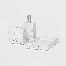 Browse a wide selection of lotion and soap dispenser designs on houzz, including foaming soap dispenser, automatic soap dispenser and mason jar soap dispenser ideas. Terrazzo Soap Lotion Dispenser Threshold Target