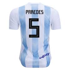 The 2018 fifa world cup was an international football tournament contested by men's national teams and took place between 14 june and 15 july 2018 in russia. Leandro Paredes 5 2018 Fifa World Cup Argentina Home Soccer Jersey Soccer Jersey Football Jersey Shirt Fifa World Cup