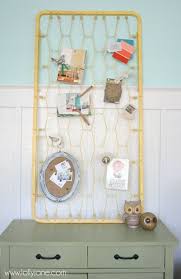 Crib Mattress Bulletin Board Podgeable Clips Diy Crib Diy Vintage Crafts