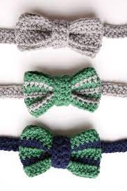 Textured Bow Tie Crochet Bow Ties Crochet Bows Crochet