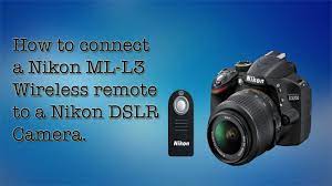 Rob sylvan explores the modes of the nikon d3300, including program mode, shutter priority mode. Nikon Ml L3 Wireless Remote Setup Youtube