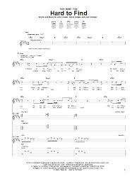 Skillet Hard To Find Sheet Music Notes Chords Download Printable Guitar Tab Sku 151215