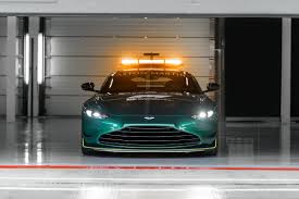 In motorsport, a safety car or pace car is a car which limits the speed of competing cars on a racetrack in the case of a caution period such as an obstruction on the track or bad. Aston Martin Reveals New F1 Safety And Medical Cars
