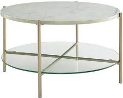 Shop allmodern for modern and contemporary round coffee tables to match your style and budget. Hewson 32in Glam Round Faux Marble Coffee Table Round Coffee Table Modern Faux Marble Coffee Table Marble Coffee Table