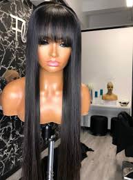 We examine the origins of bangs, and talk to real women who reveal how. Long Straight Human Hair Wig With China Bang Dw597 Home Divaswigs Com