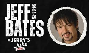 The one and only JEFF BATES is coming to Jerry's Juke Joint this Friday!  Get your spot now at  https://www.toasttab.com/jerrys-juke-joint-108-bibb-street Get Ready for a  Night of Soul-Stirring Country with JEFF BATES! On