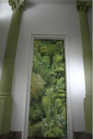 Le Papier Peint Trompe L Oeil Plus Vrai Que Nature De Koziel Papier Peint Mur Vegetal Decoration Hall Entree