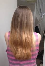 Blond female with creative curly hairstyle. Blonde Ombre Diy Hair Back Raindrops Of Sapphire