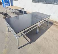 plataforma de escenario portátil gráfica para fiestas y ...