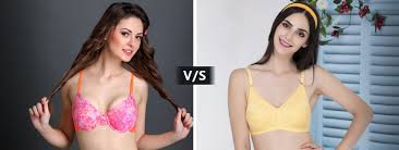 The same volume of breast tissue spread across different size rib cages (band sizes). Push Up Bra Vs Normal Bra 5 Key Differences Clovia