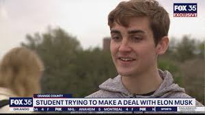 UCF student trying to make a deal with Elon Musk