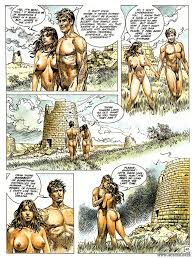 Sensual details in Serpieri's Druuna artwork