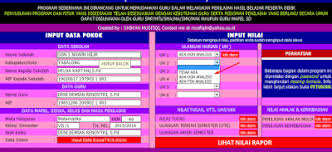 Kabar Guru Aplikasi Pengolah Nilai Hasil Belajar Siswa Dilengkapi Dengan Analisis Kurikulum Belajar Aplikasi