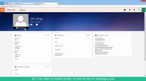 How do i add a profile photo in microsoft outlook? Add Or Change A Profile Photo In Office 365 Youtube