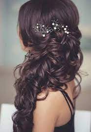40 Gorgeous Side Swept Wedding Hairstyles Long Hair Styles Bridesmaid Hairdo Wedding Hair Side