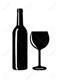 Wine Bottle Wine Bottle And Glass Silhouette Vector Illustration Wine Bottle Illustration Wine Bottle Bottle