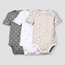 Baby 3 Piece Bodysuit Set Nate Berkus Heather Grey X2f Oatmeal Target Grey Baby Clothes Gender Neutral Baby Clothes Neutral Baby Clothes