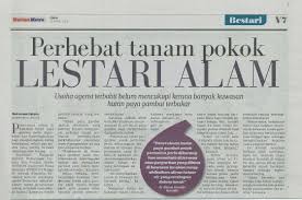 Dewasa ini,era permodenan menderaskan lagi pembangunan negara. Contoh Artikel Contoh Artikel Alam Sekitar