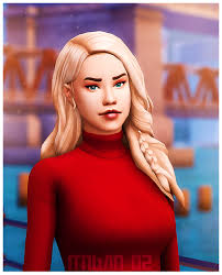 Lana Cc Finds Magnasimblr Magnasimblr Magna Hair V2 With And Sims 4 Characters Sims Sims 4