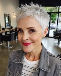 Short hair for comfort at 60
