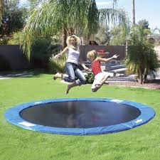 diy in ground sunken trampoline tutorial