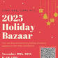 2025 4th Annual Holiday Bazaar event image