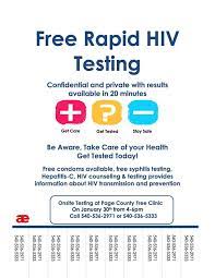 Hiv Testing Page Free Clinic