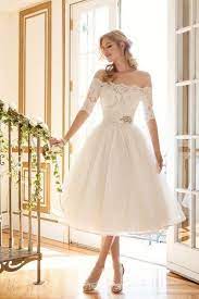 60 Timeless Vintage Midi Wedding Dresses Ideas Short Wedding Dress Ivory Bridal Gown Tea Length Wedding Dress Vintage