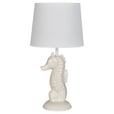 Cream Seahorse Table Lamp Includes Cfl Bulb Pillowfort White Bedroom Decor Lights Kids Lamps Table Lamp