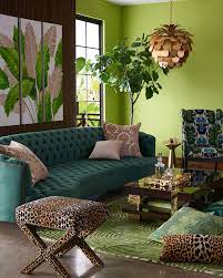 Haute House Vaughn Tufted Velvet Sofa Tropical Home Decor Living Room Designs Decor