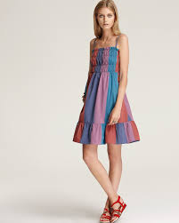 Marc By Marc Jacobs Chambray Striped Dress Bloomingdale S Striped Dress Chambray Dress Dresses