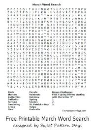 March Word Search Getting To Know You Lettering Quotes