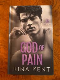 Model Cover of God of Pain by Rina Kent in hardcover (Legacy of Gods Series)