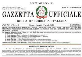 Potrai consultare tutte le edizioni della gazzetta ufficiale pubblicate negli ultimi 30 giorni Fase 2 Pubblicato In Gazzetta Ufficiale Il Dpcm Del 26 Aprile 2020 Giurisprudenza Penale
