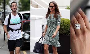 Her accessories were a classic bouquet of white roses and jewellery, worth $3.5 million, by xiv karats, revealed vogue.com. Vogue Williams Banned From Pippa Middleton S Wedding Entertainment Emirates24 7