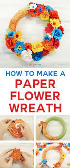 Maybe you would like to learn more about one of these? How To Make A Paper Flower Wreath The Crafty Blog Stalker