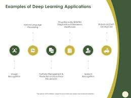 Examples Of Deep Learning Applications Drug Discovery Ppt Powerpoint Presentation File Guide Presentation Graphics Presentation Powerpoint Example Slide Templates
