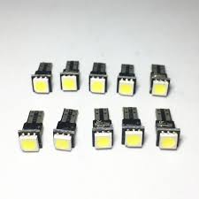 10pcs T5 Led Car Auto Led 1 Led Smd 5050 Wedge Led Light Bulb Lamp Dash Board Instrument White Red Blue Yellow Green For Led Light Bulb Light Bulb Lamp Car Led