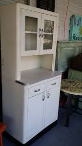 vintage metal kitchen cabinet with