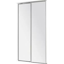 Lot De 2 Portes De Placard Coulissante L 120 X H 250 Cm Leroy Merlin Porte Placard Porte Placard Coulissante Placard Coulissant
