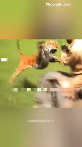 A tiger jumps 7 meters and attacks a ...