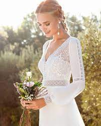 Caimad Bridal 2020 Rosa Clara Collection Wedding Dress Sleeves Boho Wedding Dress Wedding Dresses