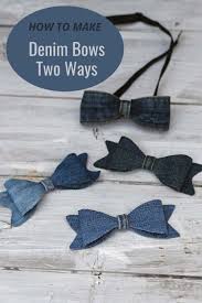 I absolutely love this whole color combo for fall, dont you?? How To Make A Denim Bow Tie Two Ways Pillar Box Blue