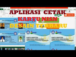 Pengelolaan nomor atau kode nisn ini berdasarkan ketentuan dari pusat data dan statistik pendidikan dan kebudayaan yang. Aplikasi Cetak Kartu Nisn Desain Terbaru Youtube