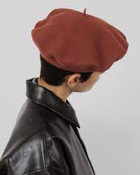 Clyde Rohmer Beret Brick Wool On Garmentory Beret Boy Aesthetic Outfits Soft Boy Aesthetic Outfits