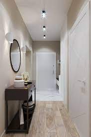 Arredare Corridoio Lungo Mobile Ingresso Di Legno Decorazione Parete Con Specchio Illuminazione Con Arredamento Corridoio Ingresso Moderno Arredamento