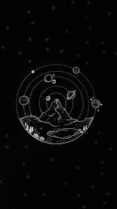 Illustration Font Circle Black And White Astronomical Object In 2021 Iphone Wallpaper Stars Black And White Wallpaper Iphone Black Aesthetic Wallpaper