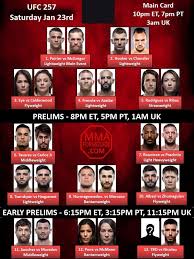 Ранние прелимы 24 января 03:00 ᴍsᴋ ufc.tv. Ufc 257 Konor Pore 2 Pryamaya Translyaciya 24 01 2021 Smotret Onlajn Besplatno Killer News