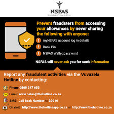 How to register for a nsfas wallet account · step 1: Nsfas On Twitter Protect Your Allowances By Never Sharing Your Nsfas Wallet Information With Anyone And If You Suspect That Your Nsfas Wallet Account Has Been Compromised Please Report Your Suspicions To