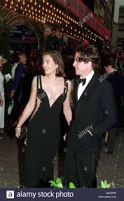 Liz made headlines the world over with that daring safety pin dress by versace. Actor Hugh Grant And His Girlfriend Actress And Model Liz Hurley Stock Photo Alamy